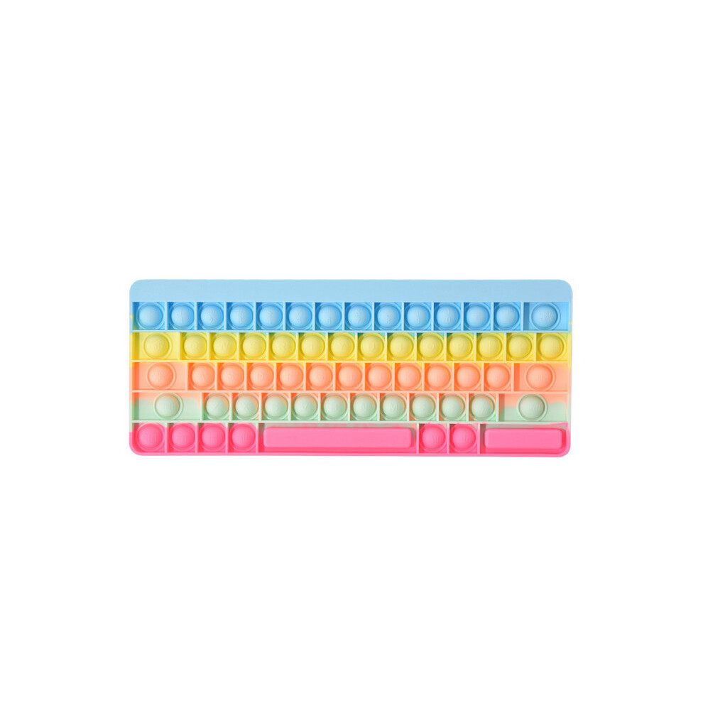 (Style 03) POP IT Toy Fidget Toy keyboard Silicone Bubble Toy