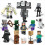29PCS Blocs Figures Fit Building Characters World Mini My Series 9