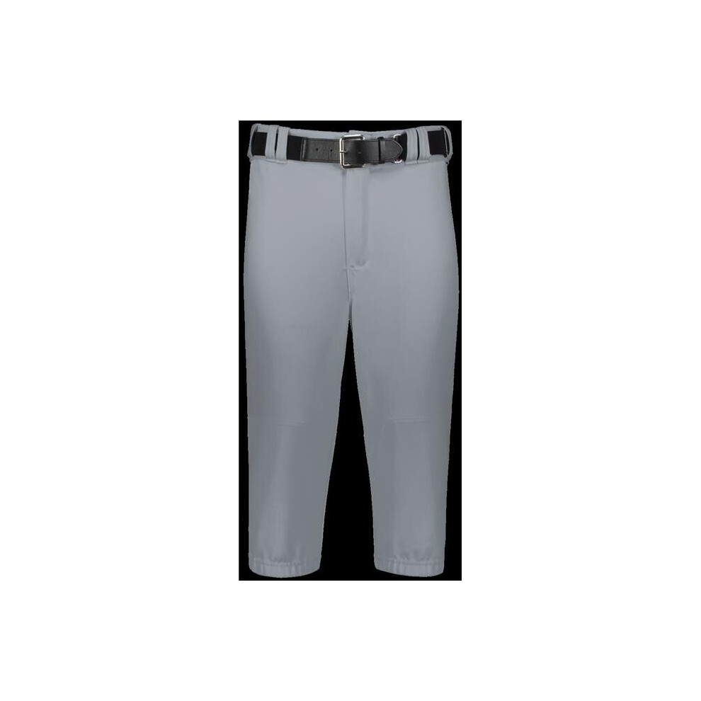 Russell R12LGM.BG7.XL Adult Solid Diamond Series 2.0 Baseball Knicker Pant, Baseball Gray - Extra Large