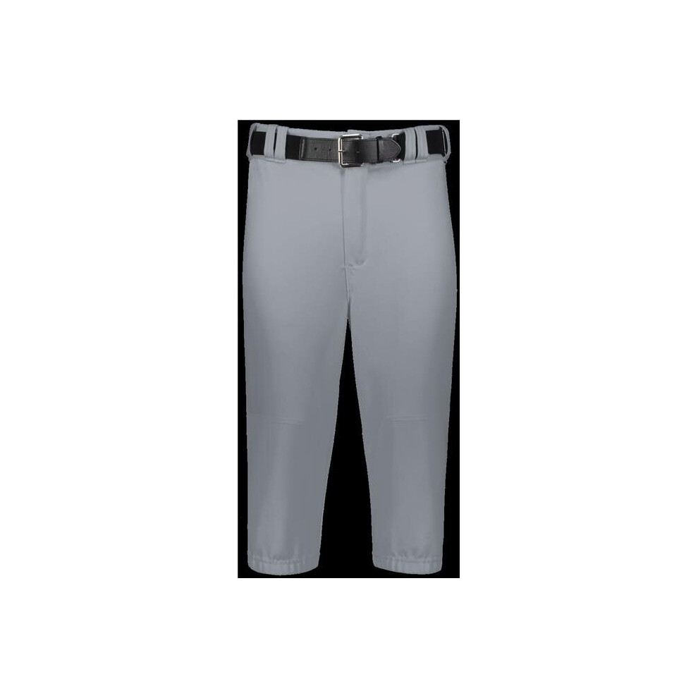 Russell R12LGM.BG7.2XL Adult Solid Diamond Series 2.0 Baseball Knicker Pant, Baseball Gray - 2XL