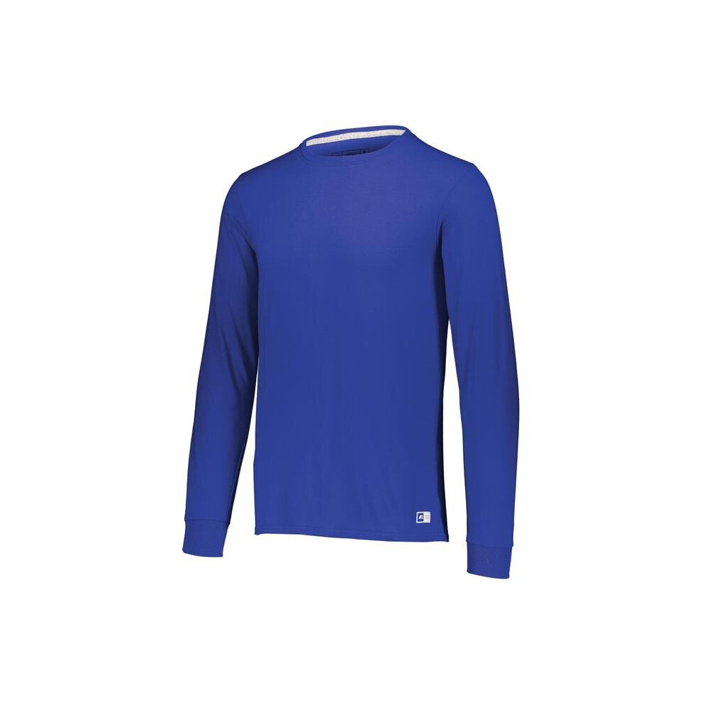 Russell 64LTTM.ROY.S Adult Essential Long Sleeve T-Shirt, Royal - Small