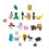 29PCS Blocs Figures Fit Building Characters World Mini My Series 6