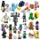 29PCS Blocs Figures Fit Building Characters World Mini My Series 1