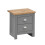 Timber Art Design UK Lisbon Bedside Table Cabinet Nightstand 1 Drawer Bedroom Light Grey 6