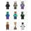 29PCS Blocs Figures Fit Building Characters World Mini My Series 8