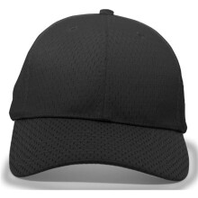 Pacific Headwear 805M.080.YTH Coolport Mesh Hook & Loop Adjustable Cap, Black - Youth