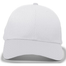 Pacific Headwear 805M.099.YTH Coolport Mesh Hook & Loop Adjustable Cap, Silver - Youth