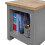Timber Art Design UK Lisbon Side Lamp Table Bedside Cabinet With Open Storage Light Grey 4