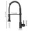 Swivel Spout Kitchen Sink Mixer Taps with Pull Out Bidet Spray Tap Chrome 2