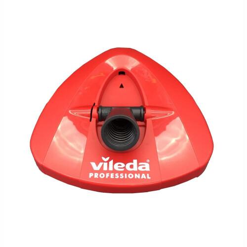 Vileda Vileda UltraSpin Mini Frame Red - Compact Microfibre Mop System with Foot-Pedal Spin, 30cm Wide Coverage