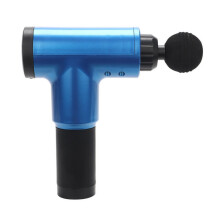 (Bleu) Pistolet de massage sans fil pour les tissus profonds