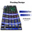 (Black) LED Gaming Keyboard & Mouse Set Rainbow USB Illuminated for PC Laptop Xbox PS4 7