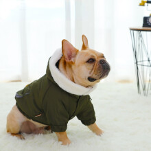 (XL, Green) Dog Clothes Winter Warm Pet Dog Jacket Coat