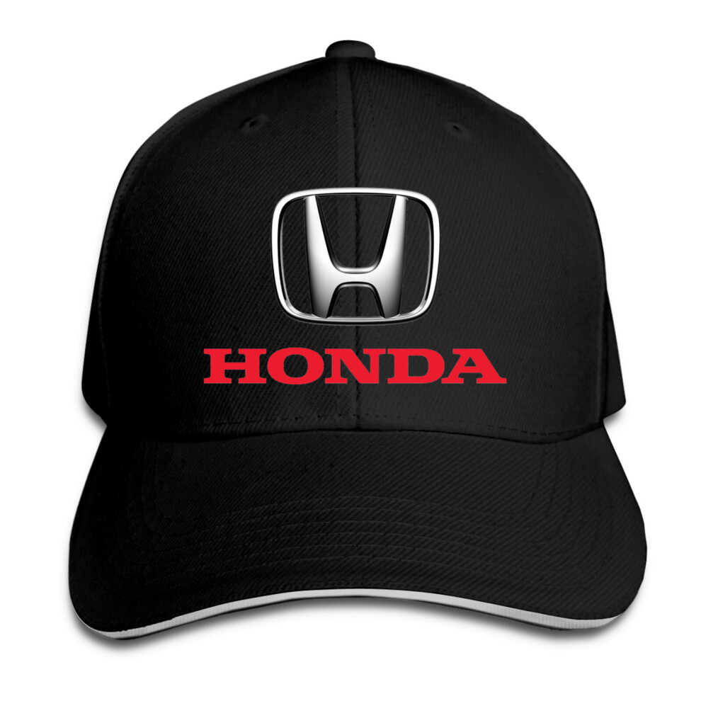 Cap Hat (Black) Honda Logo Unisex Baseball Cap Adjustable Hat Black
