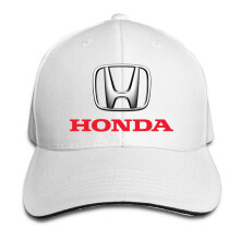 (White) Honda Logo Unisex Baseball Cap Adjustable Hat