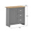 Timber Art Design UK Lisbon 1 Door 3 Drawer Storage Cabinet Sideboard Light Grey 5