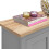 Timber Art Design UK Lisbon 1 Door 3 Drawer Storage Cabinet Sideboard Light Grey 4