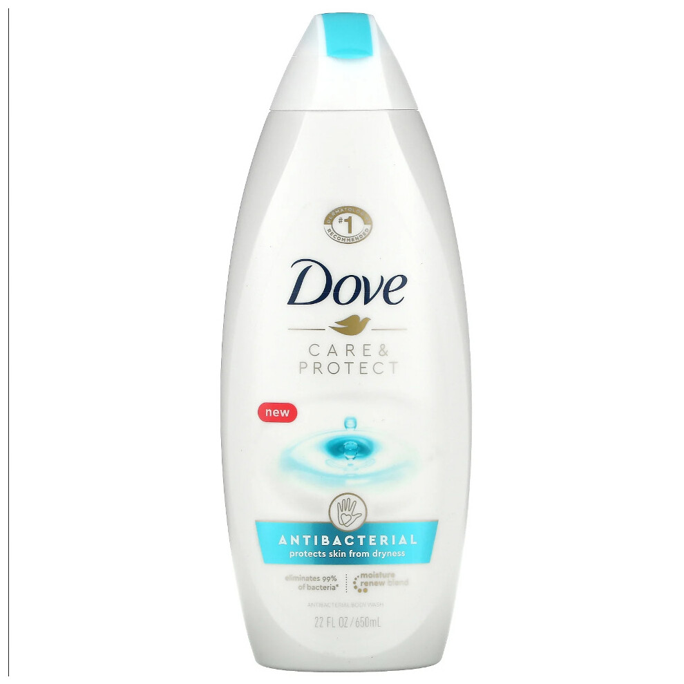 Dove, Care & Protect, Antibacterial Body Wash, 22 fl oz (650 ml)