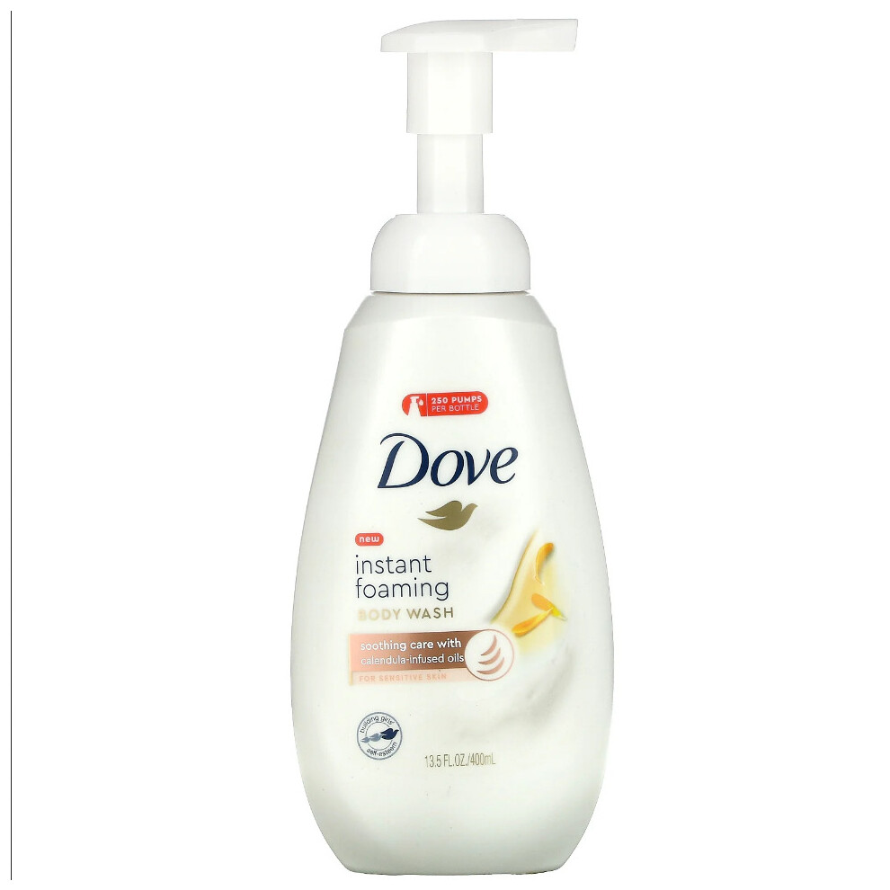 Dove, Instant Foaming Body Wash, 13.5 fl oz (400 ml)