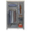 Timber Art Design UK 3 Piece Set 3 Doors Wardrobe 4 Drawer Chest Bedside Table  Light Grey 3