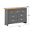 Timber Art Design UK Lisbon 3 Piece Set 3 Doors Wardrobe 7 Drawer Chest Bedside Light Grey 9