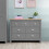Timber Art Design UK Lisbon 3 Piece Set 3 Doors Wardrobe 7 Drawer Chest Bedside Light Grey 6