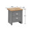 Timber Art Design UK 3 Piece Set 3 Doors Wardrobe 4 Drawer Chest Bedside Table  Light Grey 15