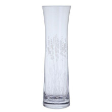 Dartington Crystal Bloom Tall Vase Lavender