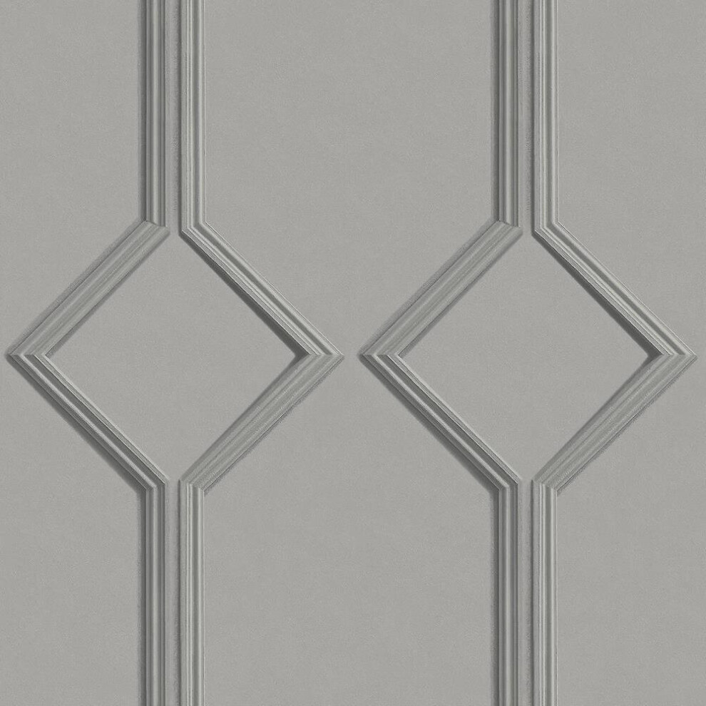 Belgravia Decor Azzurra Panel Grey Wallpaper 9502