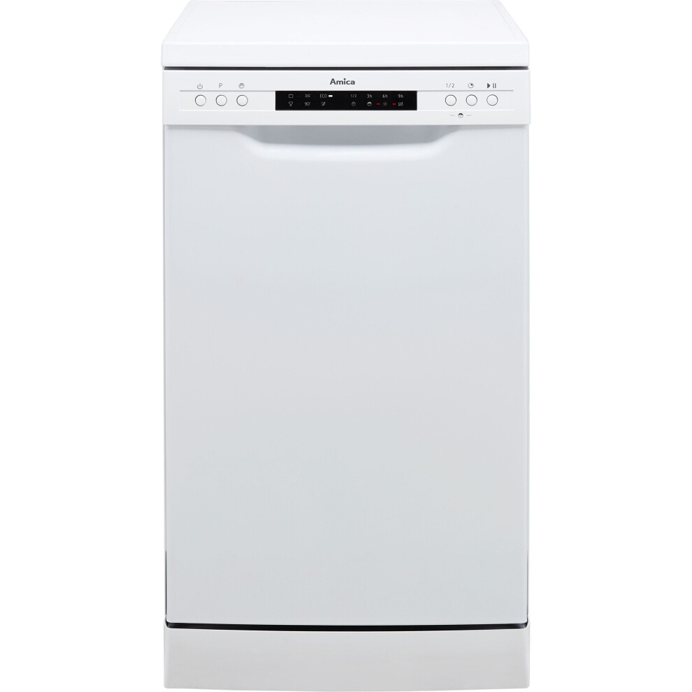 Amica ADF430WH Slimline Dishwasher - White