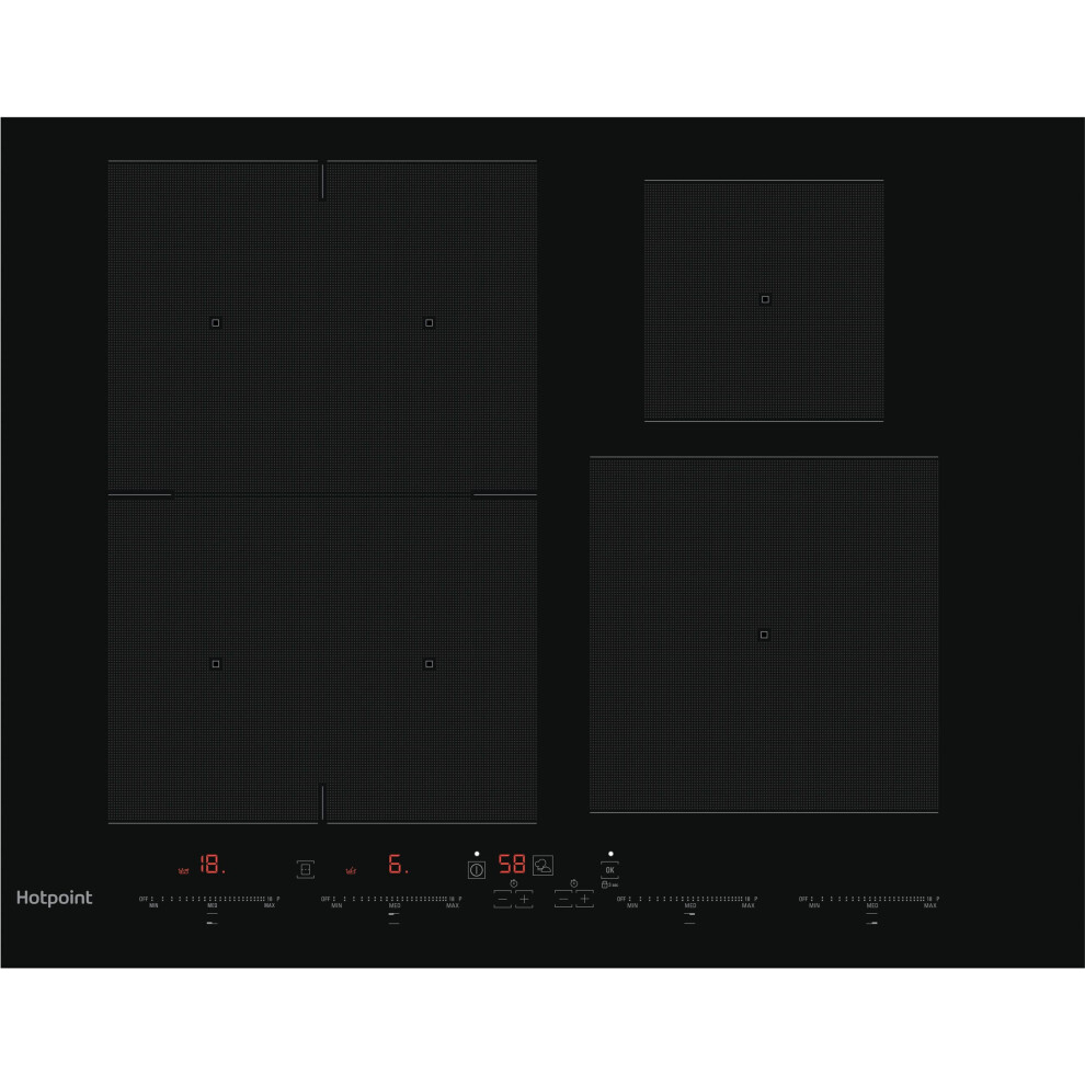 Hotpoint ActiveCook ACO654NE 65cm Induction Hob - Black
