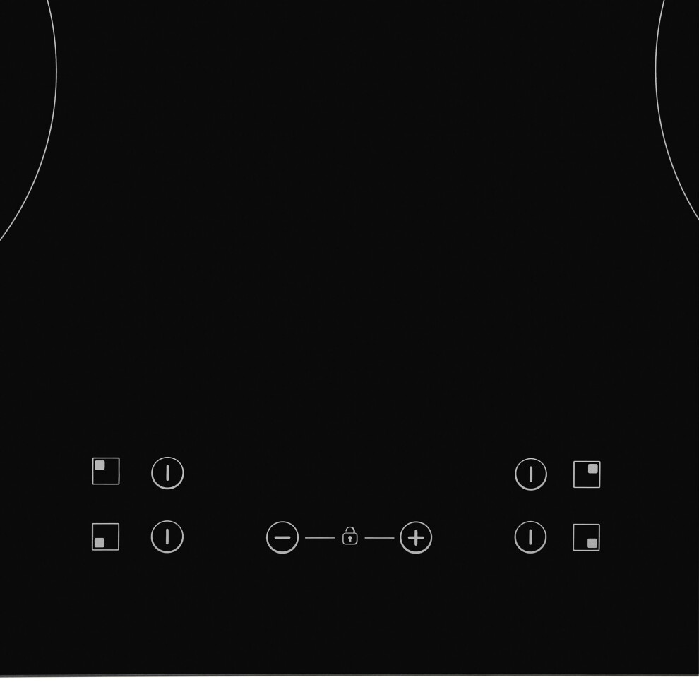 Candy CH64CCB 59cm Ceramic Hob - Black