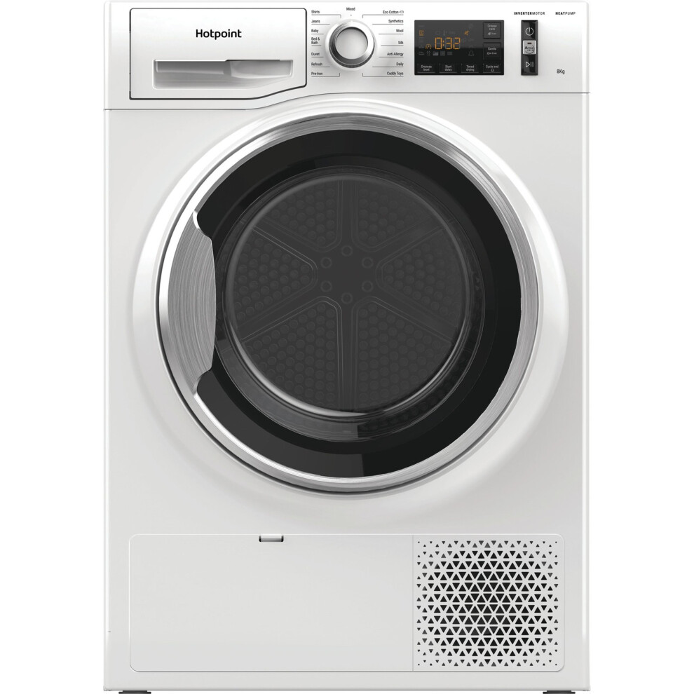 Hotpoint ActiveCare NTM118X3XBUK 8Kg Heat Pump Tumble Dryer - White