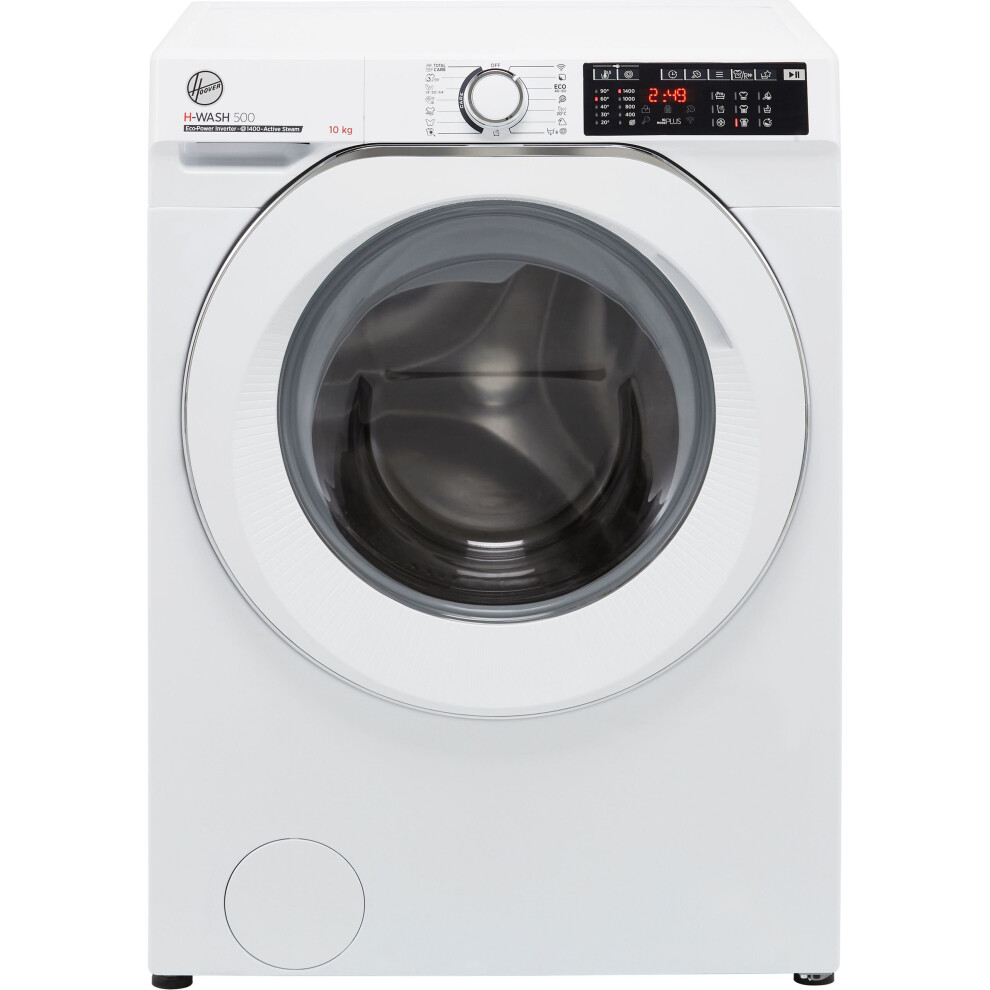 Hoover H-WASH 500 HW410AMC/1 Wifi Connected 10Kg Washing Machine with 1400 rpm - White