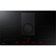 Samsung NZ84T9747VK Infinite Range CombiHob: 83cm Venting Induction, Black