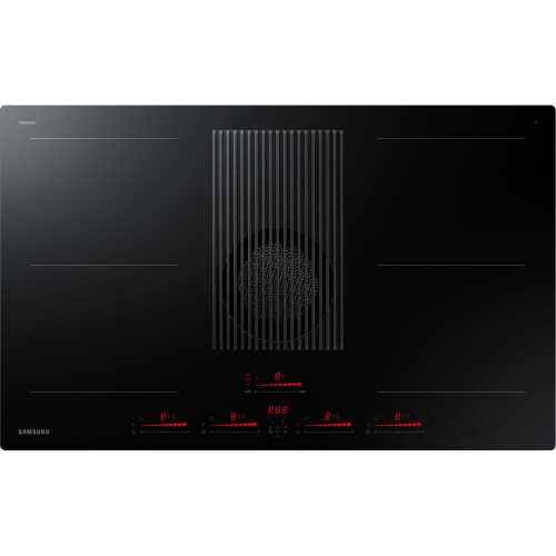 Samsung Samsung NZ84T9747VK Infinite Range CombiHob: 83cm Venting Induction, Black