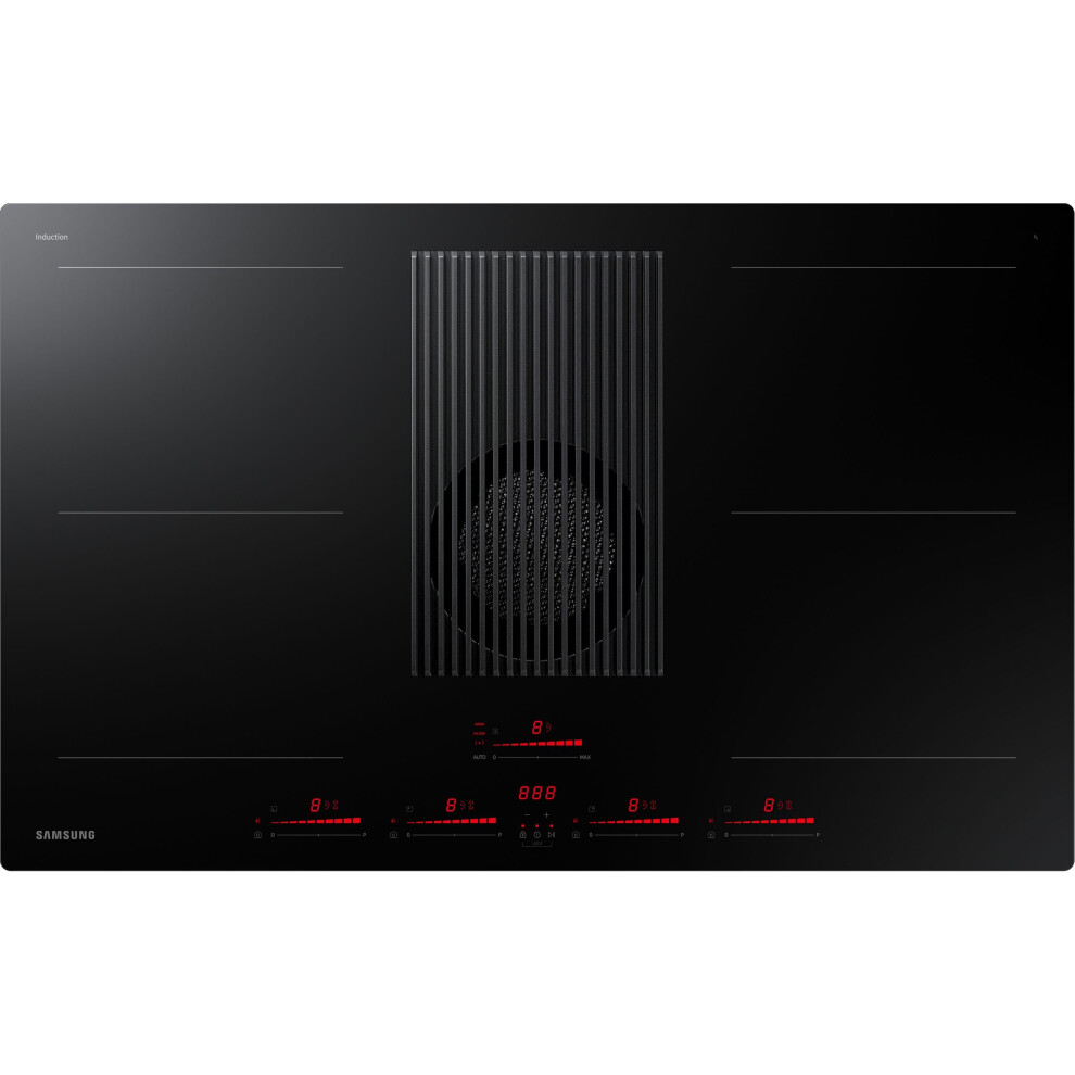 Samsung Nz84t9747vk Infinite Range Combihob: 83Cm Venting Induction, Black