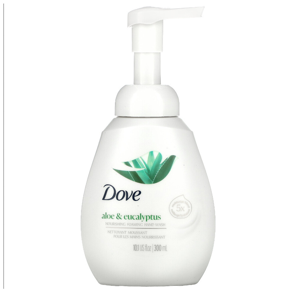 Dove, Nourishing Foaming Hand Wash, Aloe & Eucalyptus, 300ml