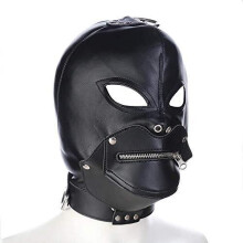 The Room Of Doom's Lockable 'Zip' Fetish Mask