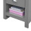 Timber Art Design UK Lisbon 3 Piece Set Wardrobe 7 Drawer Chest 1 Drawer Bedside Table Light Grey 5