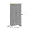 Timber Art Design UK Lisbon 3 Piece Set Wardrobe 7 Drawer Chest 1 Drawer Bedside Table Light Grey 15
