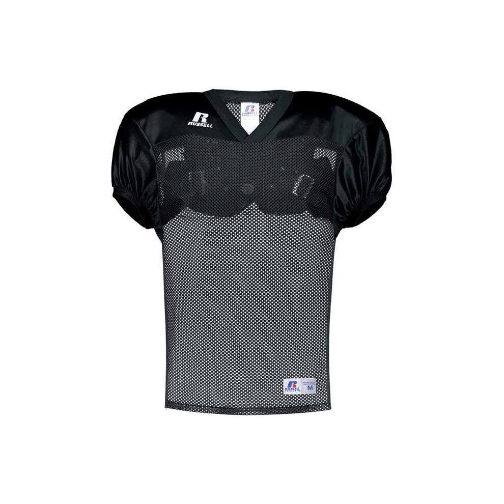 Russell S096BM.BLK.3XL Adult Stock Practice Jersey, Black - 3XL