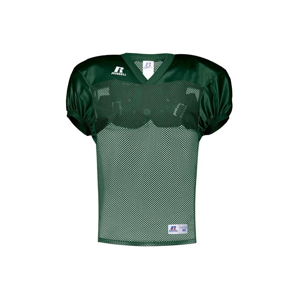 Russell S096BM.DGR.M Adult Stock Practice Jersey, Dark Green - Medium