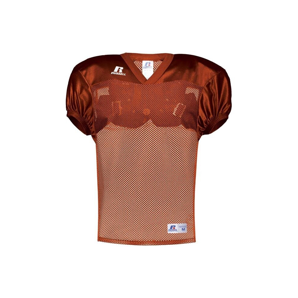 Russell S096BM.BOR.M Adult Stock Practice Jersey, Burnt Orange - Medium