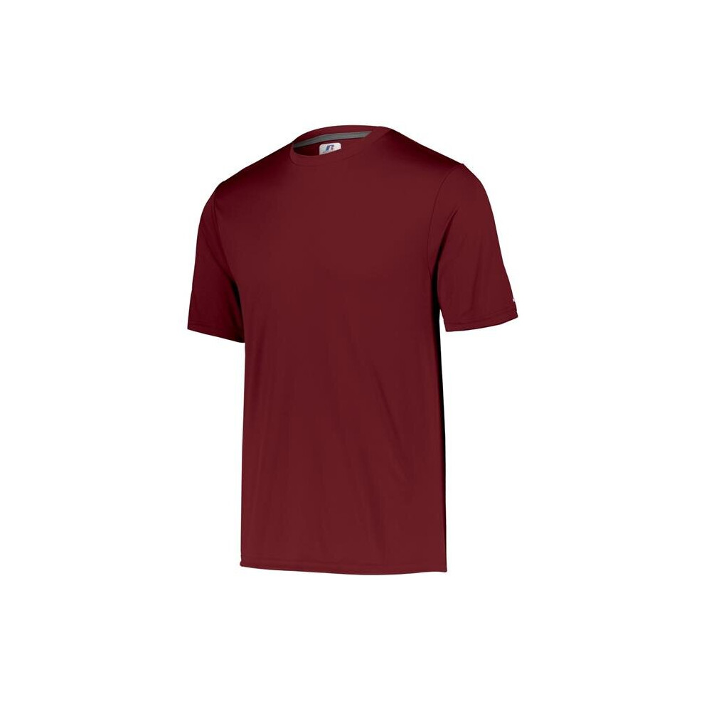 Russell 629X2M.CRD.S Adult Dri-Power Core Performance T-Shirt, Cardinal - Small