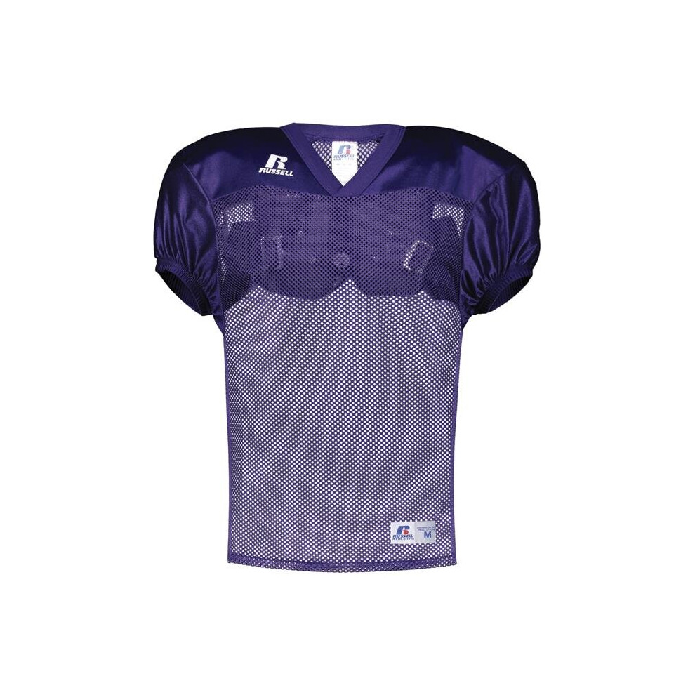 Russell S096BM.PUR.M Adult Stock Practice Jersey, Purple - Medium