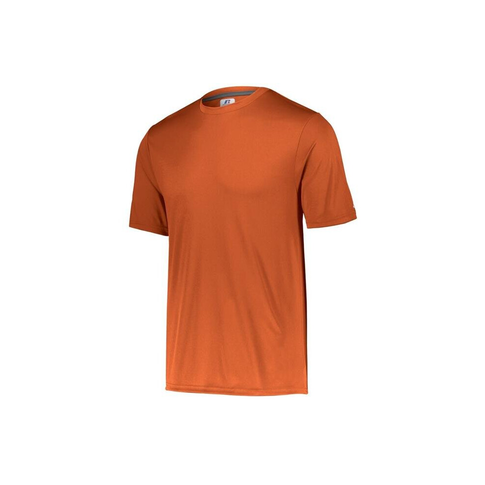 Russell 629X2M.BOR.M Adult Dri-Power Core Performance T-Shirt, Burnt Orange - Medium