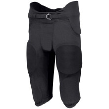 Russell F25PFM.SHL.M Adult Integrated 7-Piece Pad Pant, Stealth - Medium