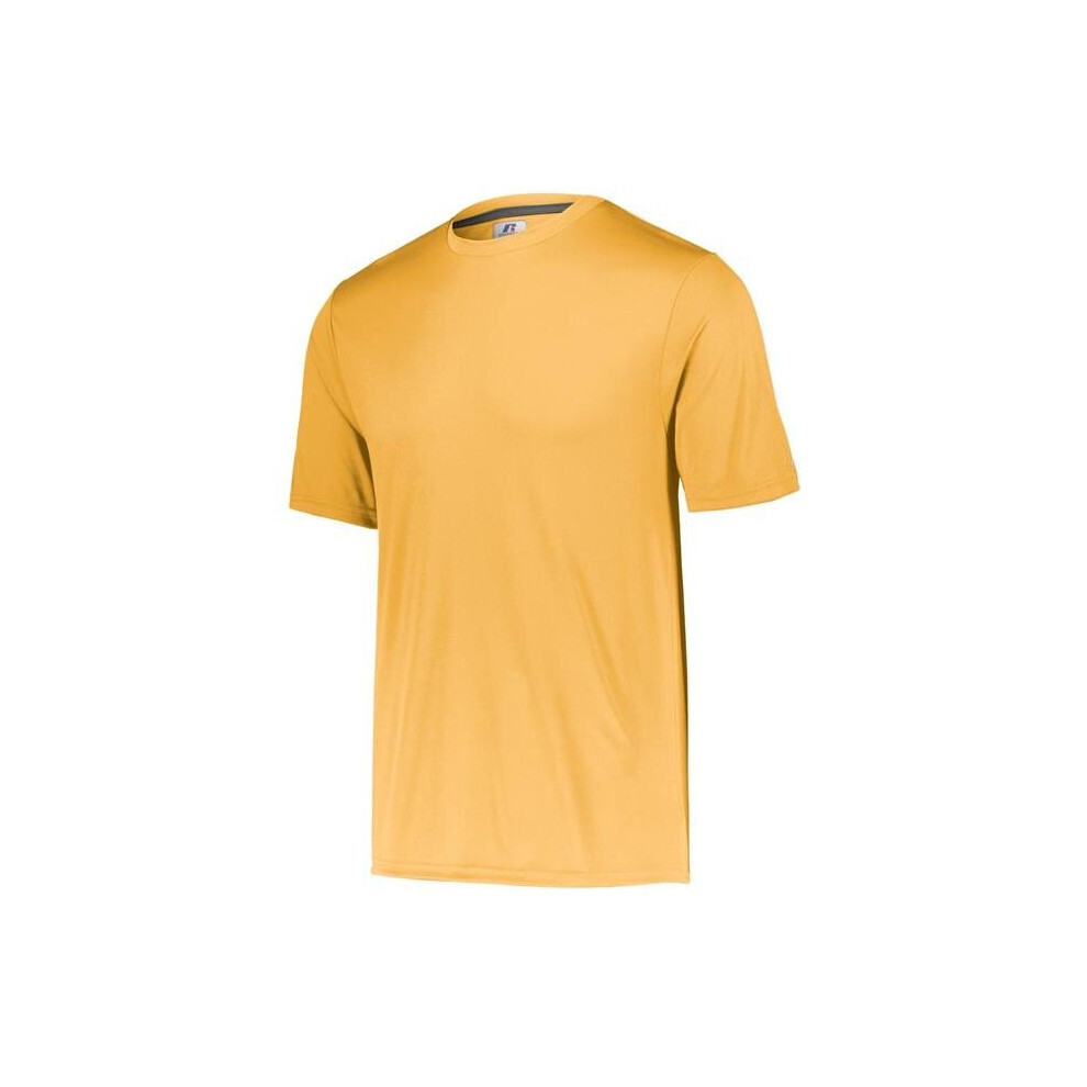 Russell 629X2M.GLD.2XL Adult Dri-Power Core Performance T-Shirt, Gold - 2XL