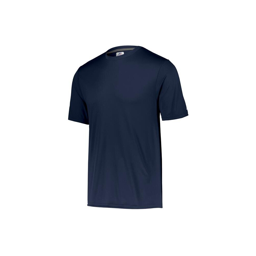 Russell 629X2M.NAV.S Adult Dri-Power Core Performance T-Shirt, Navy - Small